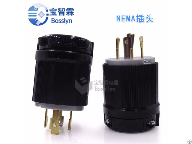 Nema L14 30 Us Male Twist Lock Locking Plug 30a 125v 250v Bl1430p