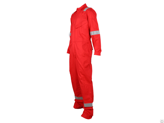 Petroleum Worker Breathable Cotton Hi Vis Fire Retardant Waterproof Coveralls With Reflective