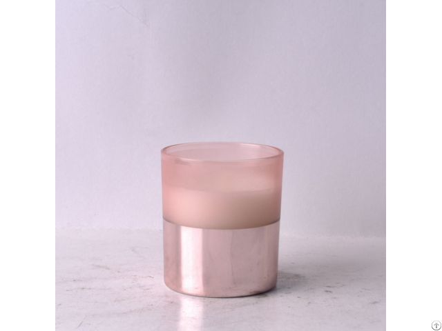 Soy Wax Material And Yes Handmade Romantic Scented Pillar Shape Glass Candles