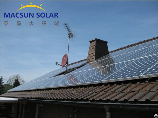 1kw 1mw Rooftop On Grid Solar Power System