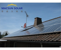 1kw 1mw Rooftop On Grid Solar Power System