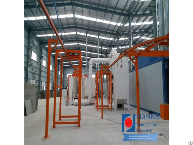 Electrostatic Semi Automatic Powder Coating Machine Line