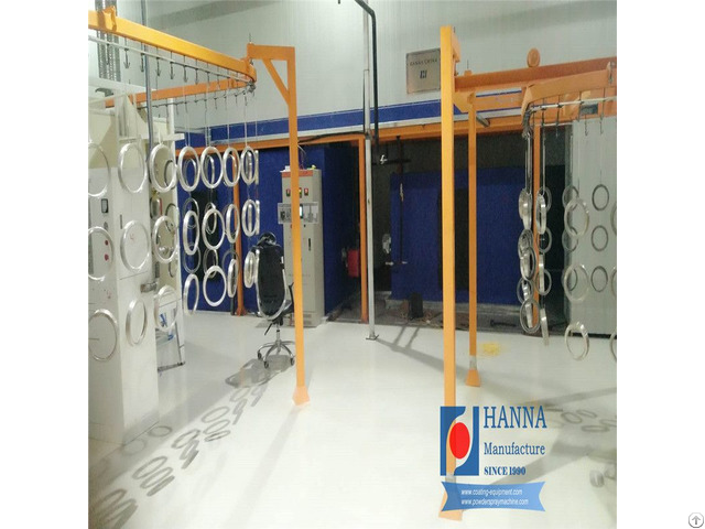 High Quality Fence Coating Pp Pvc Powder Spray Painting Booth Supplier