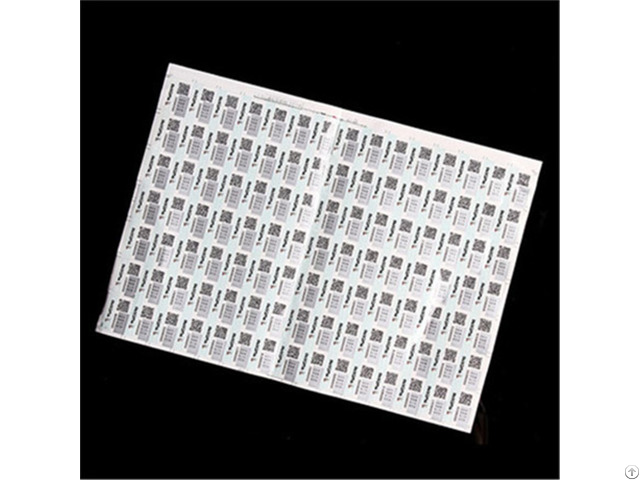 Custom Self Adhesive Barcode Label Sticker Printing