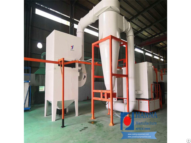 High Recovery Capacity 99 2 Percent Electrostatic Cabinet Powder Spraying Machine