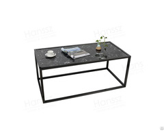 Rectangle Black Marble Table Top Coffee Tables