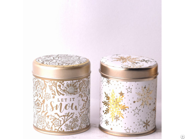 Travel Tin Candle With Low Moq Soy Material Luxury Different Color Label