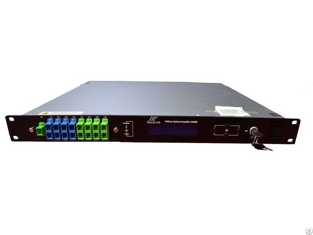 Built In Wdm 8ports Edfa High Power Optical Amplifier