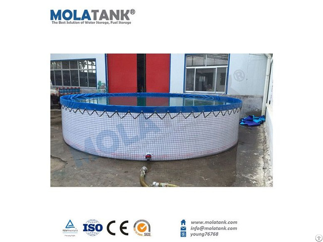 Flexible Aquaculture Fish Farming Tanks