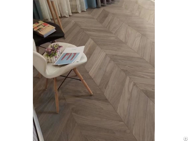 Multi Layer American Walnut Chevron Engineered Flooring