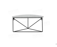 Black Frame With White Marble Shelf Furniture Shelves