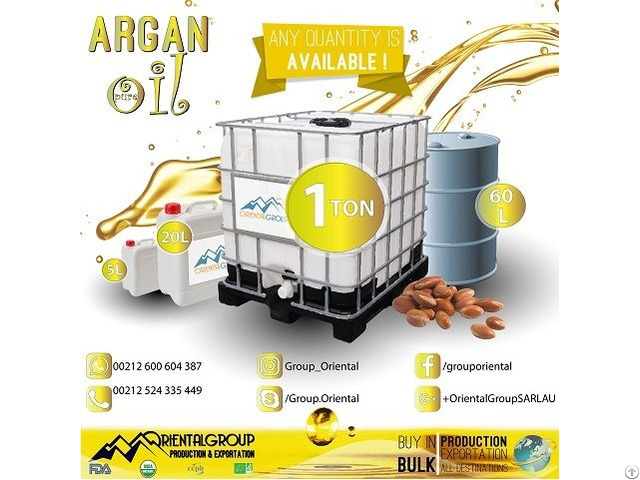 Deodorized Argan Oil Morocco