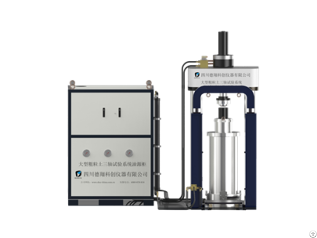 Large Scale Coarse Grained Soil Dynamic Static Triaxial Testing System