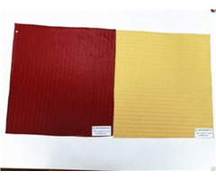 Bh190601 22 Red Yellow Striped Embossing Synthetic Leather 0 8mm 54 Inch