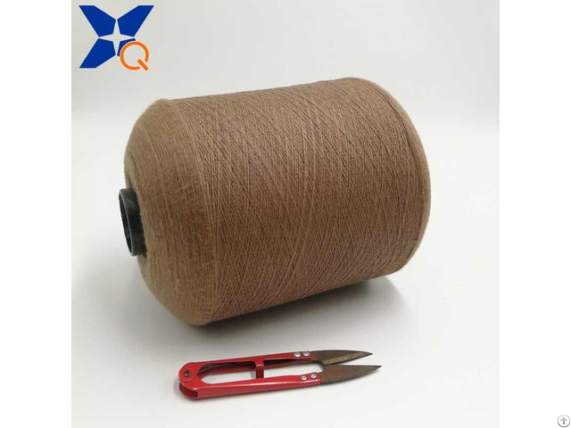 Ne16 1ply 5 Percent Stainless Steel Staple Fiber Blended 95 Percent Polyester For Knitting Touchsc