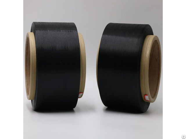 Carbon Conductive Polyester Fiber Filaments 20d 4f Trilobal Threeleaf Yarn Esd Fabric Xtaa239