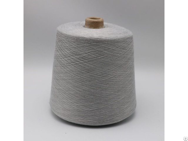 Ne32 1ply 20 Percent Stainless Steel Fiber Blended With 80 Percent Polyester Ring Spun Yarn Xtaa24