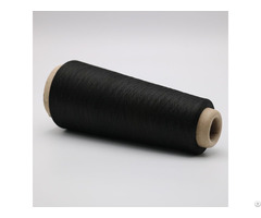 Carbon 20d 3f Filaments Outer Ring Intermingling With 50d Black Polyester Dty Xtaa248
