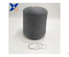 Ne21 2plies 10 Percent Stainless Steel Staple Fiber Blended With 90 Percent Polyester Conductive Y