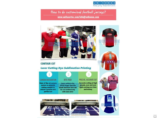 Unikonex Laser Cutting Dye Sublimated Sports Jerseys