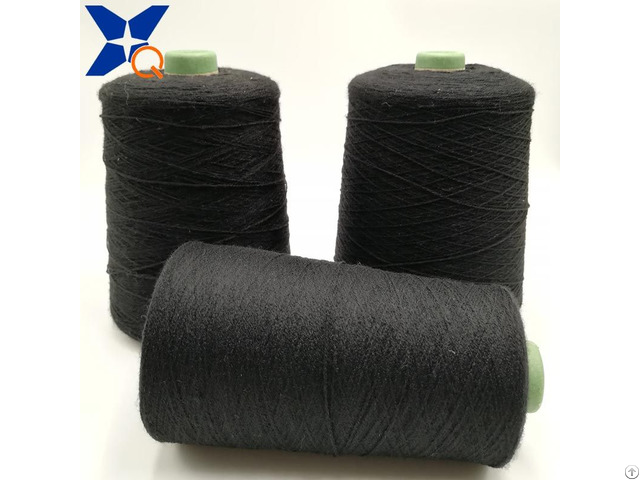 Nm26 2plies 30 Percent Carbon Inside Staple Fiber Blend 70 Percent Bulky Acrylic For Knitting Touc