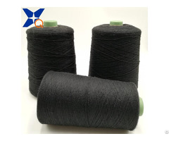 Nm26 2plies 30 Percent Carbon Inside Staple Fiber Blend 70 Percent Bulky Acrylic For Knitting Touc