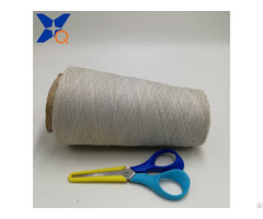 Nm35 1 Bulky Fiber Spun Yarn Twist With Ne21 20 Percent Stainless Steel Blend 80 Percent Solid Acr