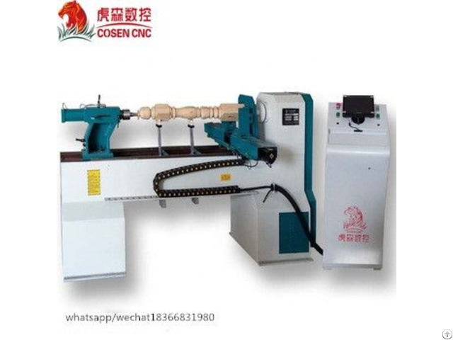 Single Spindle Double Cutters Variable Speed Wood Lathe