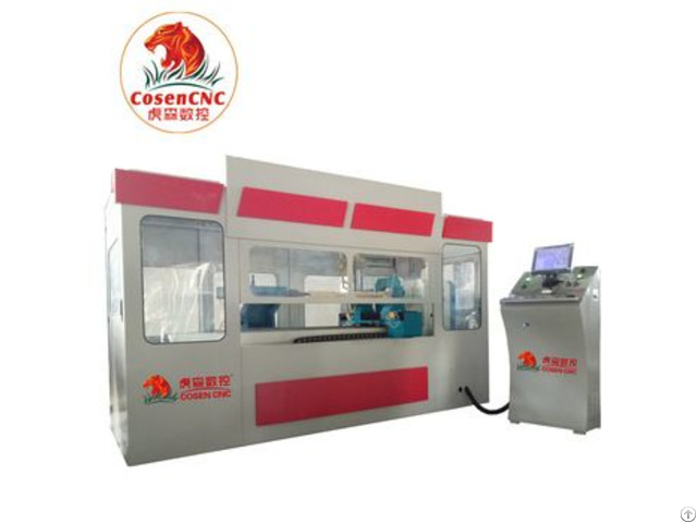 Cosen Cnc Machine Lathe Wood With Closed Protection Hood