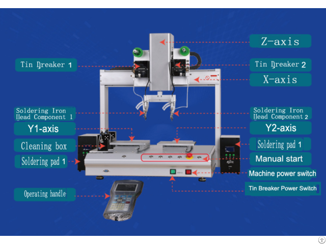 Xhl H5331s Desktop Double Station Automatic Soldering Machine