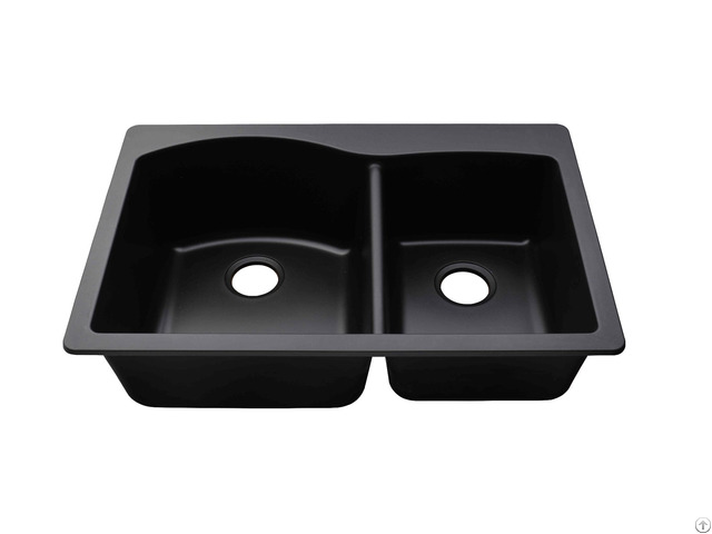 Double Kitchen Drop In Granite Composite Sink