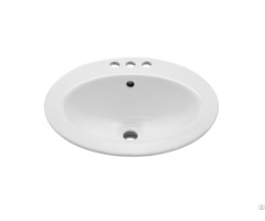 Oval Drop In Bathroom Sink Bowl