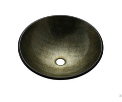 Foil Durable Round Glass Sink