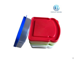 Plastic Sandwich Container With Colorful Lids