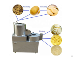 Potato Peeling And Slicing Machine With High Efficiency