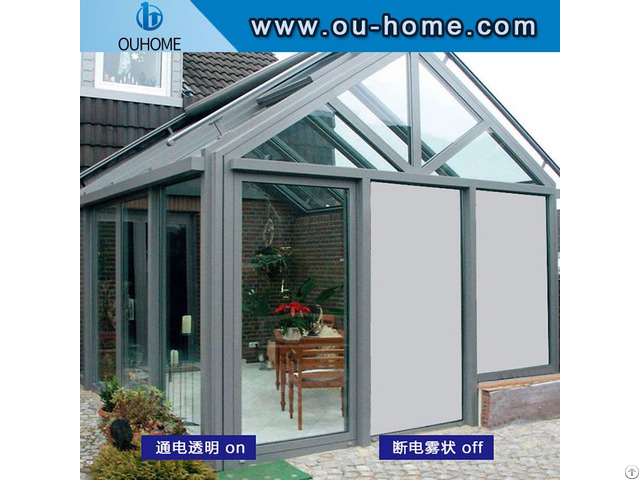 Electronically Controlled Atomized Glass Film Household Bathroom Partition