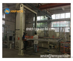 Easy Reliable Safe Automatic Top Sheet Dispenser For Pallet Film Wrapper