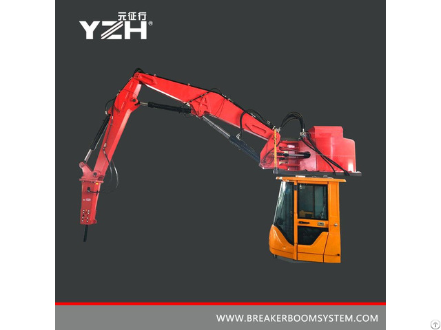 Stationary Hydraulic Hammer Manipulator Arm For Mines