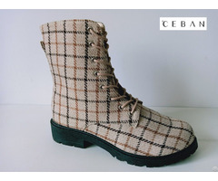 Fabric Upper Casual Classic Injection Boots