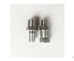 Ss316 Machining Parts Male Thread Equal Combination Hose Nipple For Plumbing Pipes