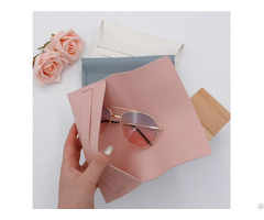 Custom Logo Fiber Sunglasses Drawstring Bags
