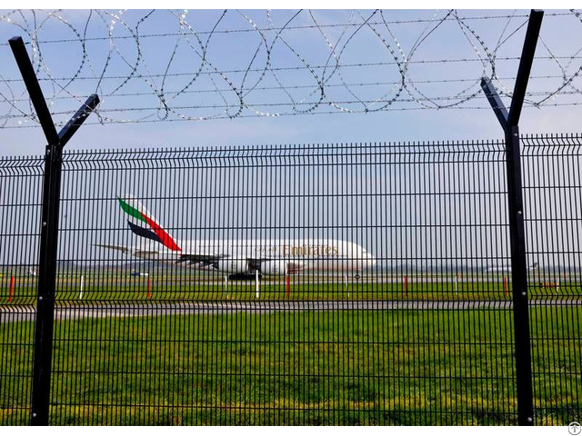 Carbon Steel Airport Security Fence