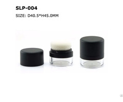 Empty Powder Jar With Puff Loose Compact Packaging