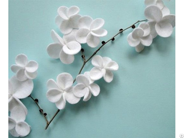 Promotional Beautiful Felt Flower Customer Design