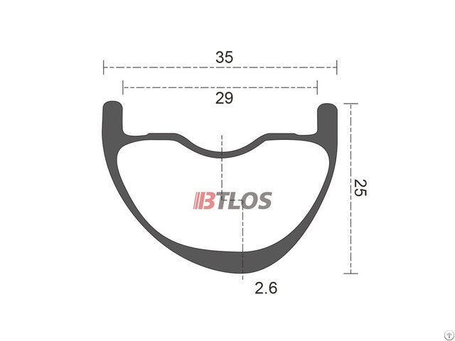 Btlos M I29a Asymmetric All Mountain Enduro Cycling Carbon Fiber Rims