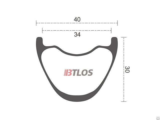 Btlos M I34 34mm Internal Downhill Carbon Rims