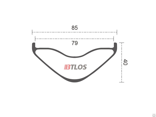 Btlos Fd85 85mm Wide 650b Fat Bike Double Wall Carbon Rims