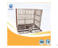Veterinary Hospital Clinic Use Medical Stainless Steel Square Tube Pet Cage