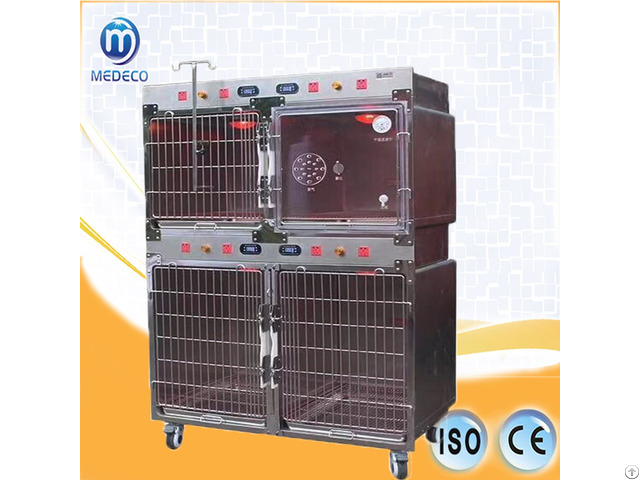 Veterinary Equipment Medical Pet Clinic Stainless Steel Dog Cage