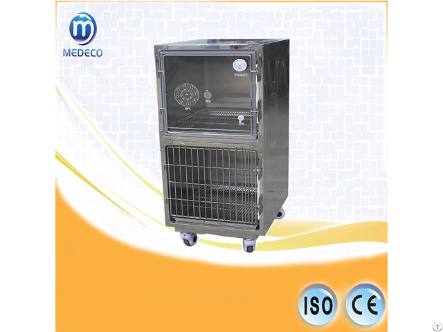 Mey01 Veterinary Hospital Equipment Stainless Steel Pet Oxygen Cage